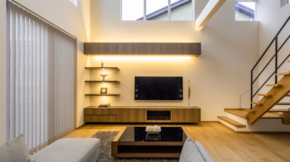 テレビボードの施工事例